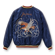 TAILOR TOYO Early 1950s Style Acetate Souvenir Jacket &ldquo;EAGLE&rdquo; &times; &ldquo;DRAGON & TIGER&rdquo; TT15273-128画像