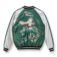 TAILOR TOYO Late 1950s Style Acetate Souvenir Jacket &ldquo;EAGLE & DRAGON&rdquo; &times; &ldquo;HAWAII MAP&rdquo; TT15273-145画像