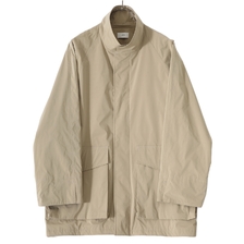 ATON VENTILE SUEDE STAND FIELD COAT CMAGSM0108画像