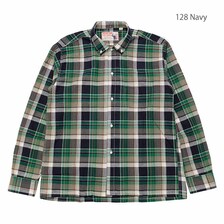 SUGAR CANE INDIA MADRAS CHECK L/S BUTTON DOWN SHIRT SC29000画像