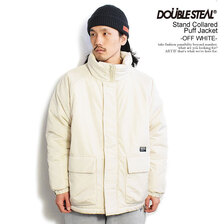 DOUBLE STEAL ール Stand Collared Puff Jacket -OFF WHITE- 126-42001画像