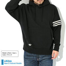adidas New C Pullover Hoodie Originals HM1871画像