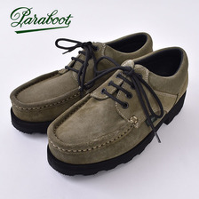 paraboot THIERS ROCADE+INT8 NOIRE/VEL OLIVE 786641画像
