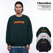 Liberaiders LR EMBROIDERY CREWNECK 763062301画像