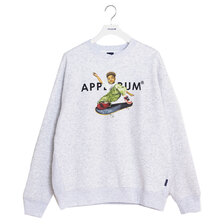 APPLEBUM The Phuncky Boy Crew Sweat ASH画像