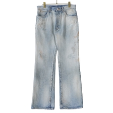 ANCELLM AGING SELVEDGE SHOE CUT 5P DENIM PANTS ANC-PT18-B画像