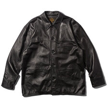 Subciety LAMB LEATHER CAR COAT 102-62802画像