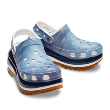 crocs Mega Crush Denim Clog White/Multi 208259-94S画像