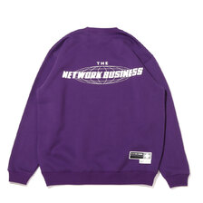 THE NETWORK BUSINESS BUSINESS N.W LOGO CREW SWEAT TNBC0159画像