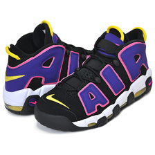 NIKE AIR MORE UPTEMPO 96 black/multi-color-court puple DZ5187-001画像