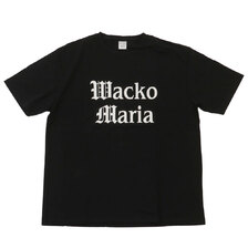 WACKOMARIA WASHED H.WEIGHT CREW NECK T-SHIRT(TYPE-2) BLACK画像