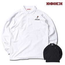 ANIMALIA L/S POLO SHIRTS - ROSE - AN23SP-SH04画像