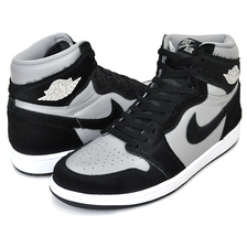 NIKE WMNS AIR JORDAN 1 RETRO HI OG medium grey/black-white DZ2523-001画像