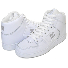 DC SHOES MANTECA 4 HI M SHOE WHITE/WHITE/BATTLESHIP DM005002-HHB画像
