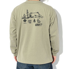 Columbia &times; Tsutomu Moriya Forest Camp Lovers L/S Tee PM0669画像