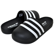 adidas adiFOM ADILETTE CBLACK/FTWWHT/CBLACK HQ7218画像