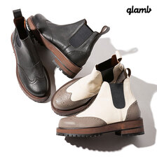 glamb Brogue Chelsea Boots GB0223-AC06画像
