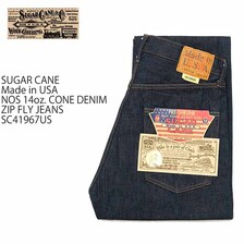 SUGAR CANE Made in USA NOS 14oz. CONE DENIM ZIP FLY JEANS SC41967US画像