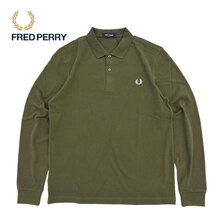 FRED PERRY M6006 Plain Fred Perry L/S Polo Shirt画像