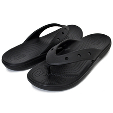 crocs CLASSIC CROCS FLIP BLACK 207713-001画像