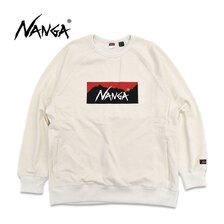 NANGA ECO Hybrid Box Logo Crew Sweat NW2311-1F201画像