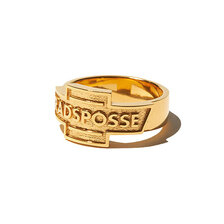 RADIALL POSSE - EMBLEM RING -18K PLATED- RAD-JWL-042-02画像