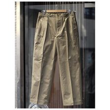 ULTERIOR WASHED SUVIN TWILL 52 TROUSERS ULPT39-GA118画像