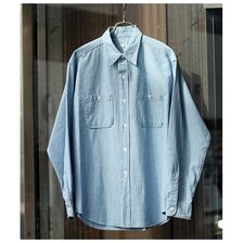 A.PRESSE Washed Chambray Shirt 23SAP-02-01H画像