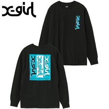 X-girl TRIPLE MILLS LOGO L/S TEE 105231011008画像