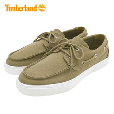 Timberland UNION WHARF 2.0 EK+ 2 Eye Boat Medium Beige Canvas A5U4S画像