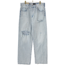 Levi's SILVERTAB ルーズフィット ライトインディゴ DESTRUCTED A3421-0005画像