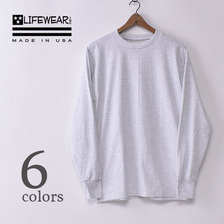LIFEWEAR CREW NECK LONG SLEEVE T-SHIRT画像