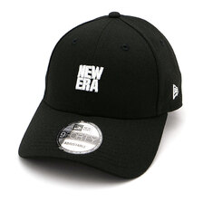 NEW ERA 9FORTY スクエアニューエラロゴ ブラック &times; スノーホワイト 13515869画像