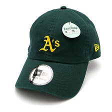 NEW ERA カジュアルクラシック MLB Casual Classic オークランド・アスレチックス ミッドロゴ ダークグリーン &times; マニラ 13515753画像