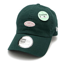 NEW ERA カジュアルクラシック Oval Logo ダークグリーン &times; スノーホワイト ピンク 13515777画像