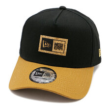 NEW ERA 9FORTY A-Frame Cork Patch Box Logo ボックスロゴ ブラック ライトブロンズバイザー 13516263画像