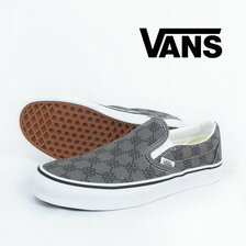 VANS SLIP-ON MONOGRAM GREY VN0A7Q5DPWT画像