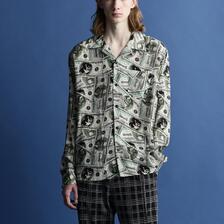 Schott L/S SHIRT "$110 PATTERNED"画像