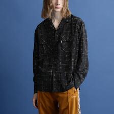 Schott KASURI PLAID L/S SHIRT画像
