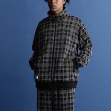 Schott PATTERNED JERSEY TRACK JACKET画像