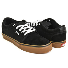 VANS SKATE CHUKKA LOW BLACK / BLACK / GUM VN0A4BX40I4画像