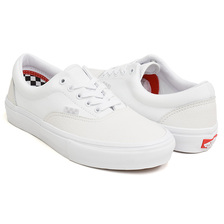 VANS SKATE ERA LEATHER WHITE / WHITE VN0A5FC9WWW画像