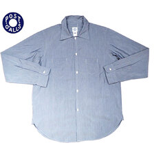 POST OVERALLS 3211-FC NEUTRA3 FEATHER CHAMBRAYSHIRTS indigo画像