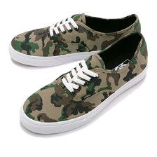 VANS AUTHENTIC CAMO OLIVE/WHITE VN0A5JMPY33画像