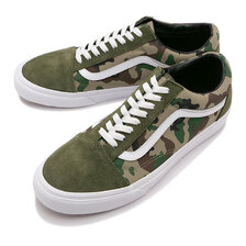 VANS OLD SKOOL CAMO OLIVE/WHITE VN0007NTY33画像