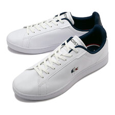 LACOSTE CARNABY PRO TRI 123 1 SMA WHT/NVY/RE 45SMA0114-407画像