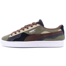 PUMA SUEDE CAMOWAVE PUMA OLIVE/CHESTNUT BROWN/SHADOW GREY 389277-01画像