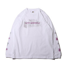 THE NETWORK BUSINESS &times; ぱくちーひとみ CLEAR LOGO L/S TEE TNBC0166画像