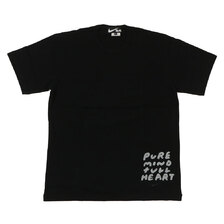 BLACK COMME des GARCONS &times; NIKE Side Message Print Tee BLACK画像