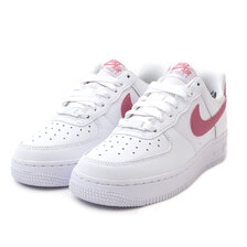 NIKE WMNS AIR FORCE 1 07 ESSENTIAL TRND WHITE/DESERT BERRY DQ7569-101画像